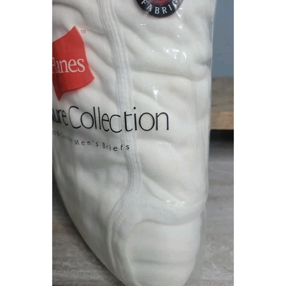 Vintage 2000 Hanes Signature Collection Briefs 6 Pack Men's Size 40 NOS
